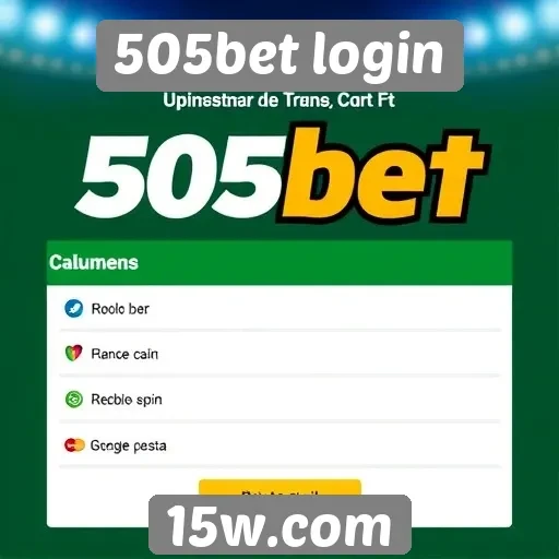 Opções de pagamento no 505bet login