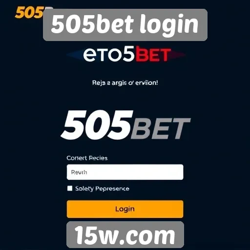 Metodologia de registro e acesso no 505bet login