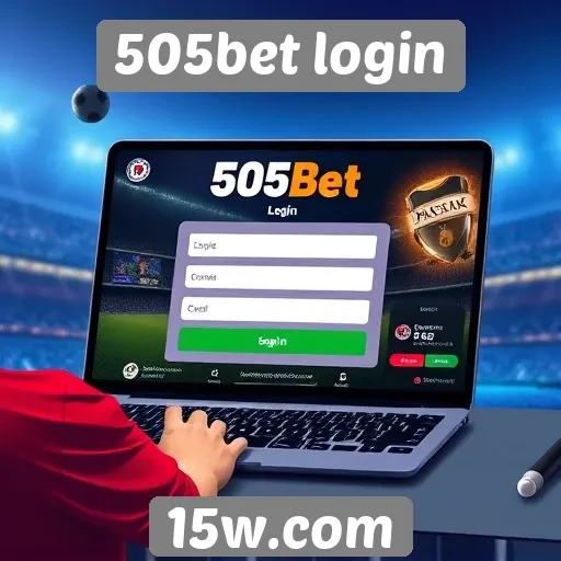 Interface do usuário no 505bet login